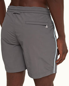 Fossil Piping Drawcord Mid-Length Swim Shorts | Fossil