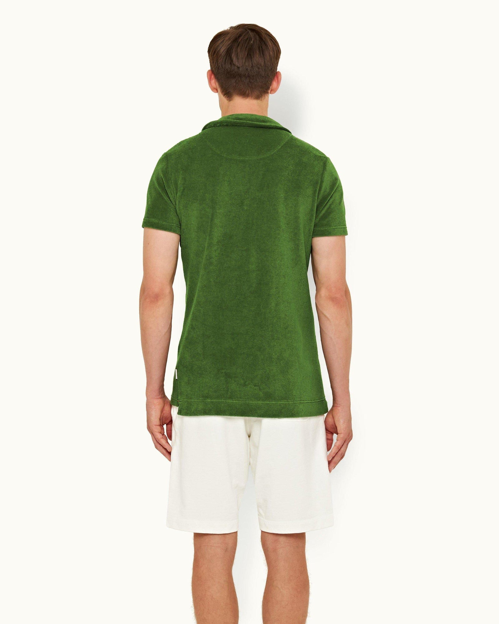 Terry Towelling Conifer Tailored Fit Towelling Resort Polo Shirt | Conifer