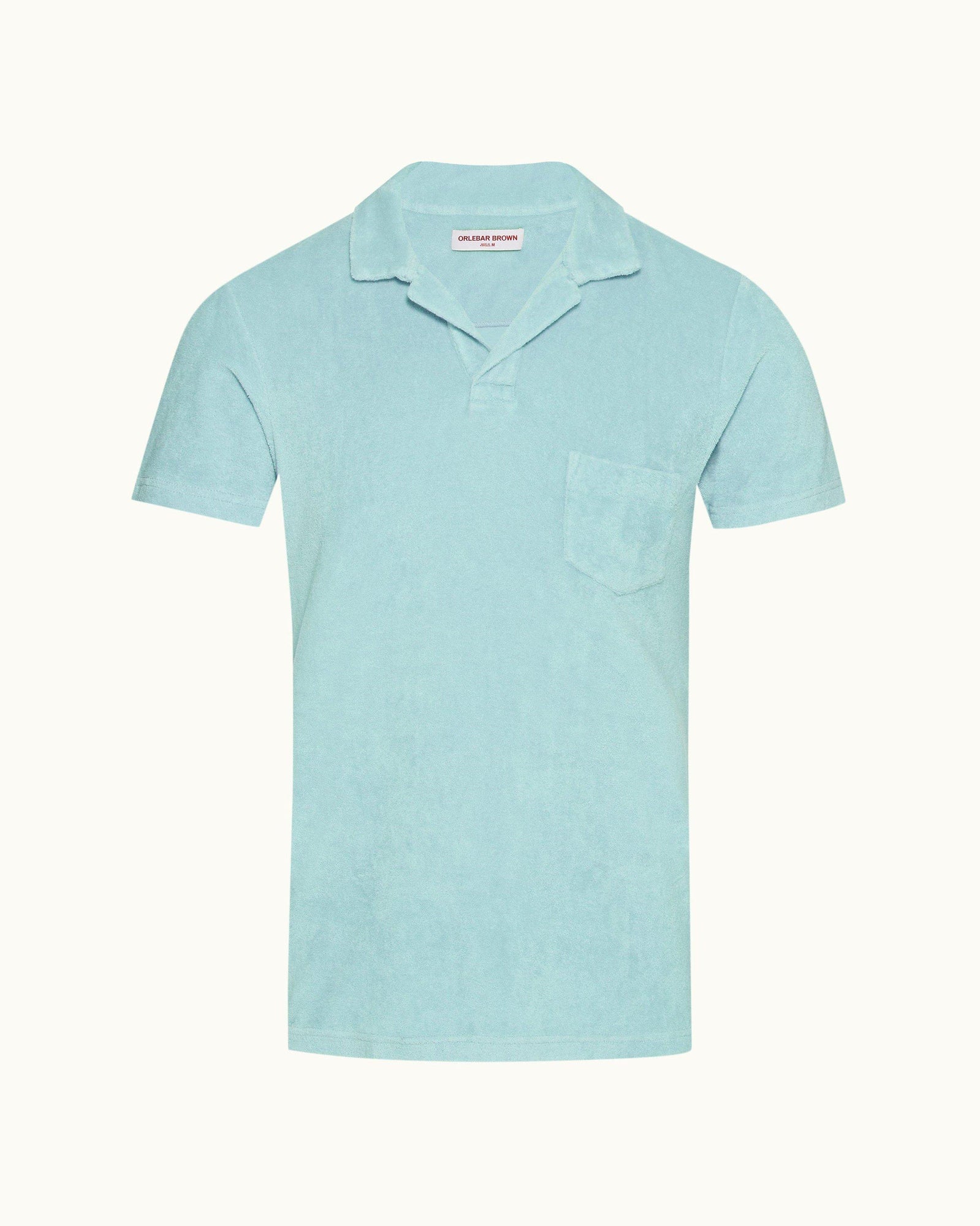 Terry Towelling Pool Tailored Fit Towelling Resort Polo Shirt | Pool