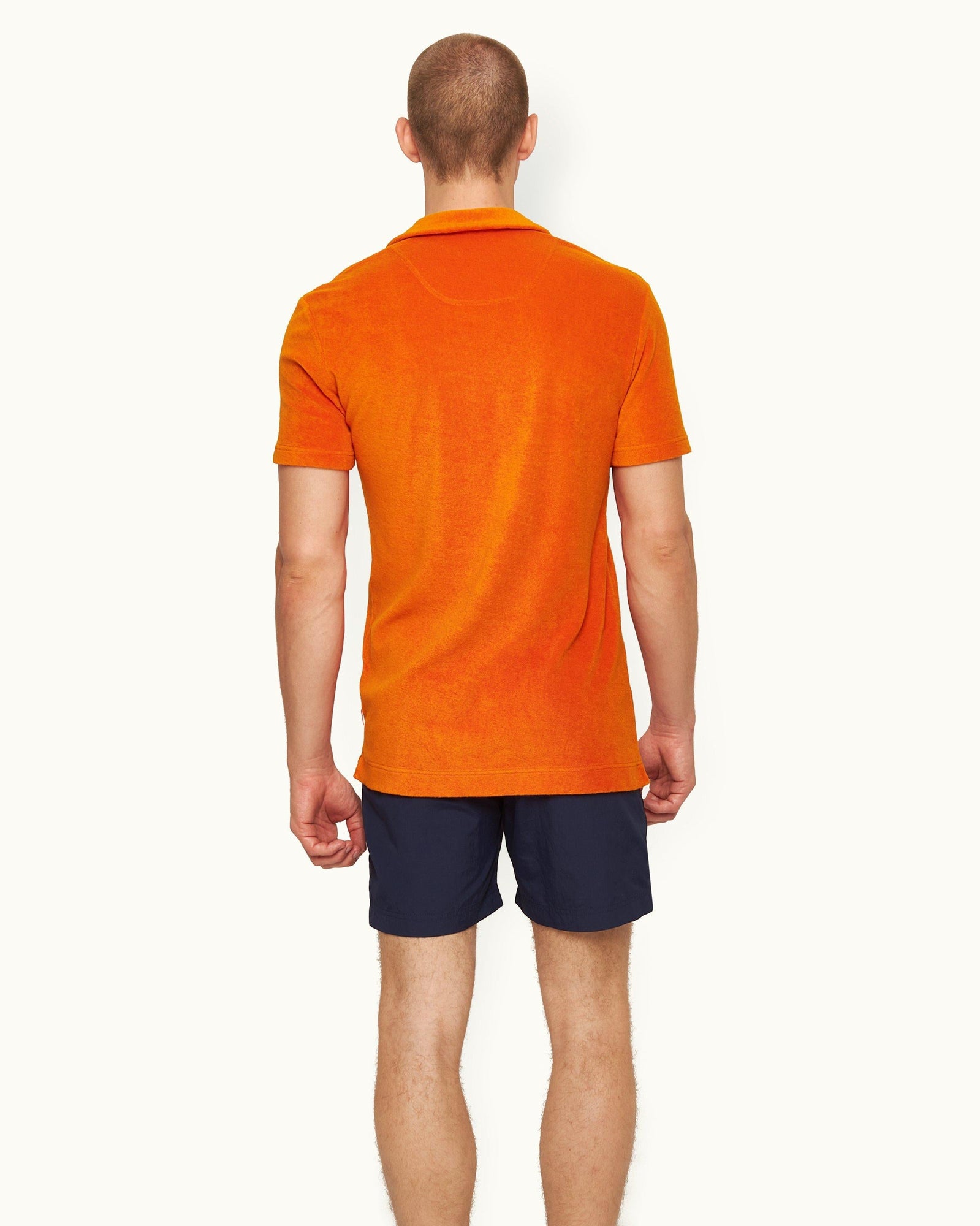 Tiger Lily Tailored Fit Organic Cotton Towelling Resort Polo Shirt | Tiger Lily