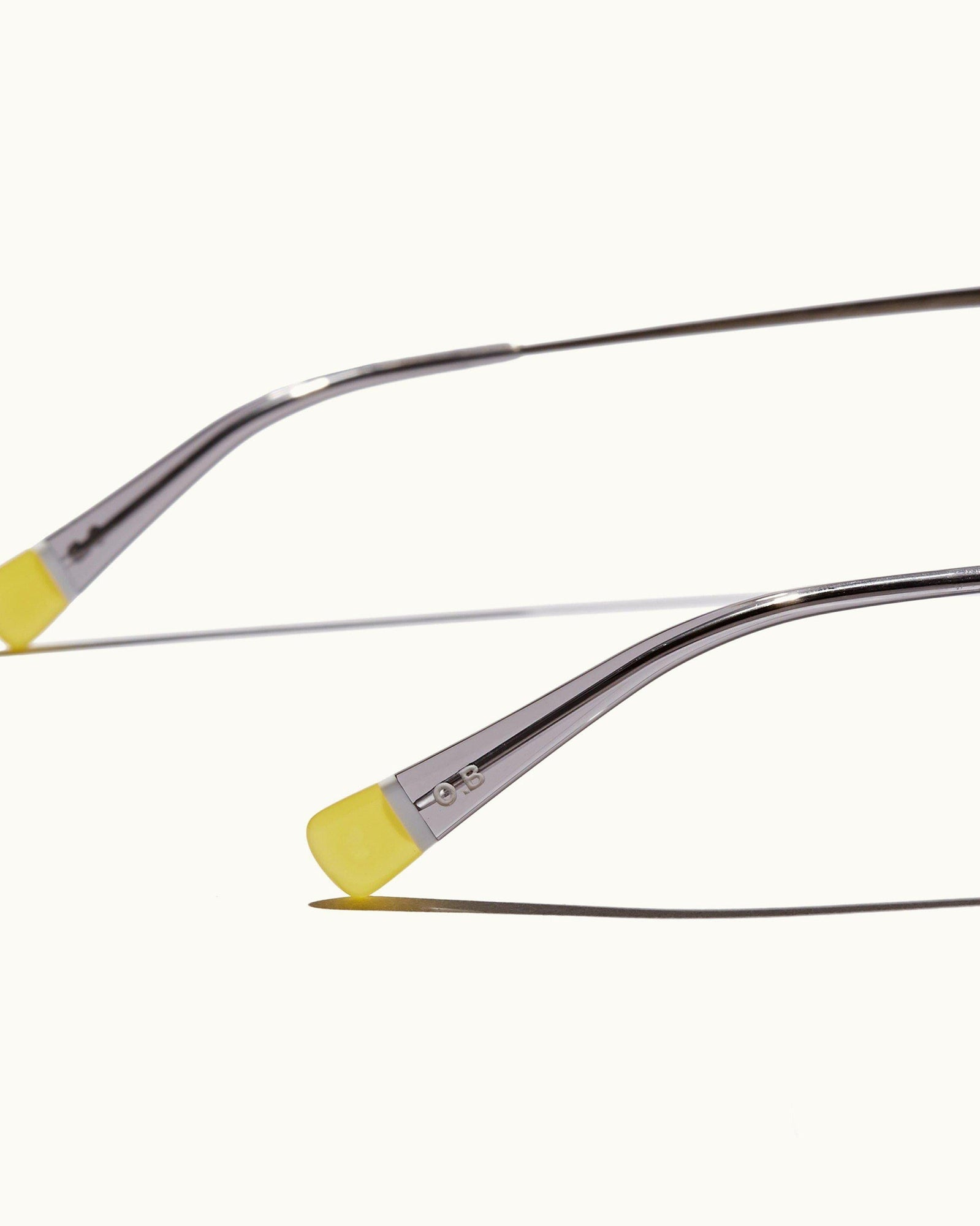 Tulum Shiny Steel Square Frame Sunglasses | Shiny Steel