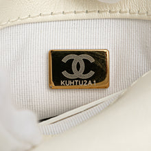 Chanel | Pre-Owned Mini Aged Calfskin City School Flap - II | White/Ivory