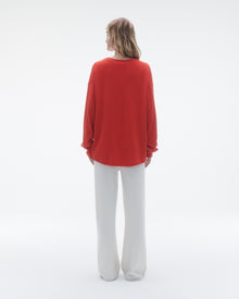 Unisex | Oversized Crew | Cherry