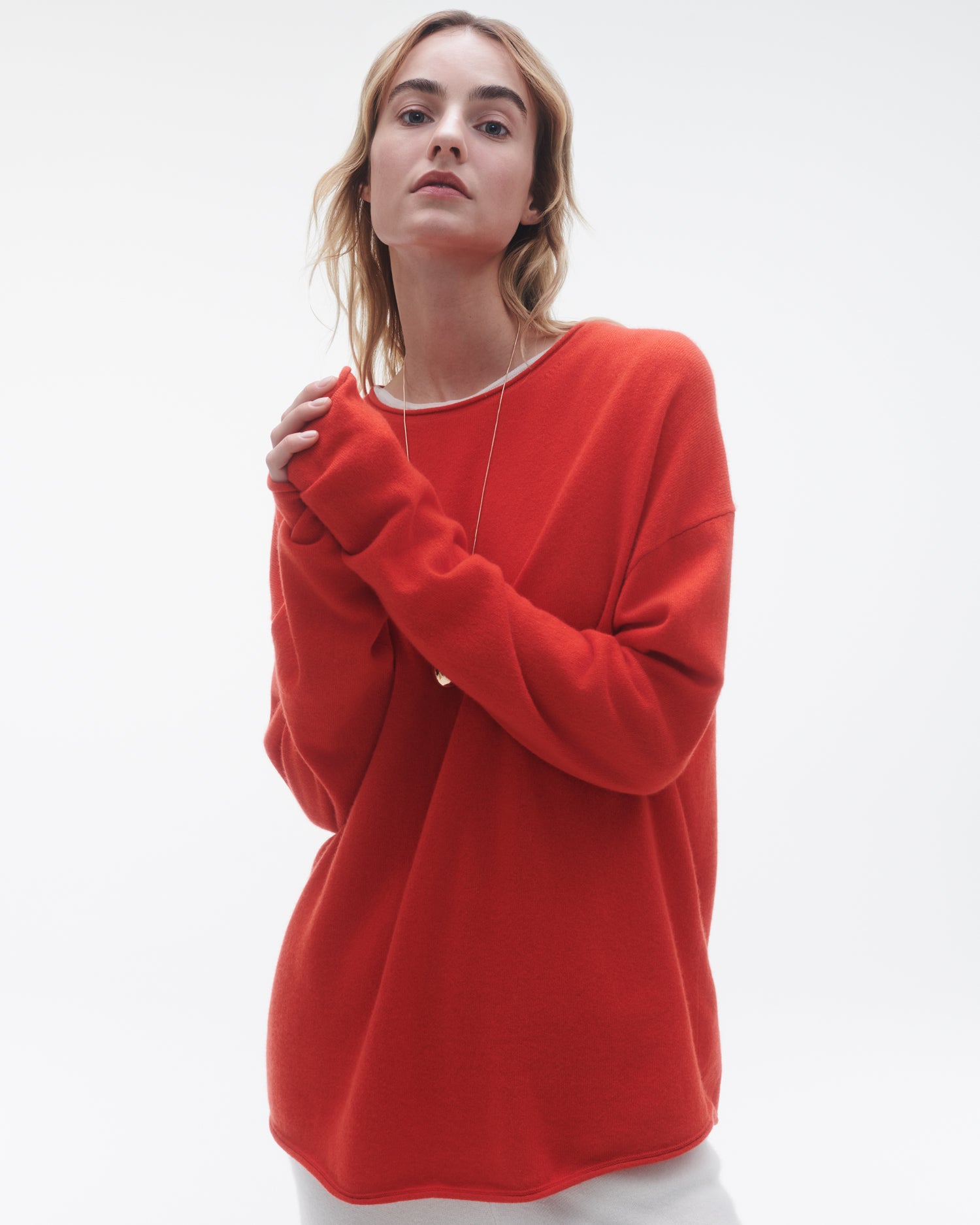 Unisex | Oversized Crew | Cherry