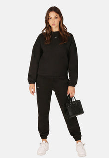 OW Collection OW Crewneck Account 002 - Black Caviar