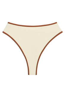 Paula Bikini Bottom | Oat Terracotta Binded