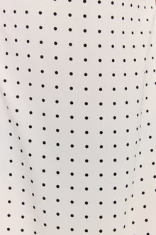 Lottie Maxi Dress | White Polkadot