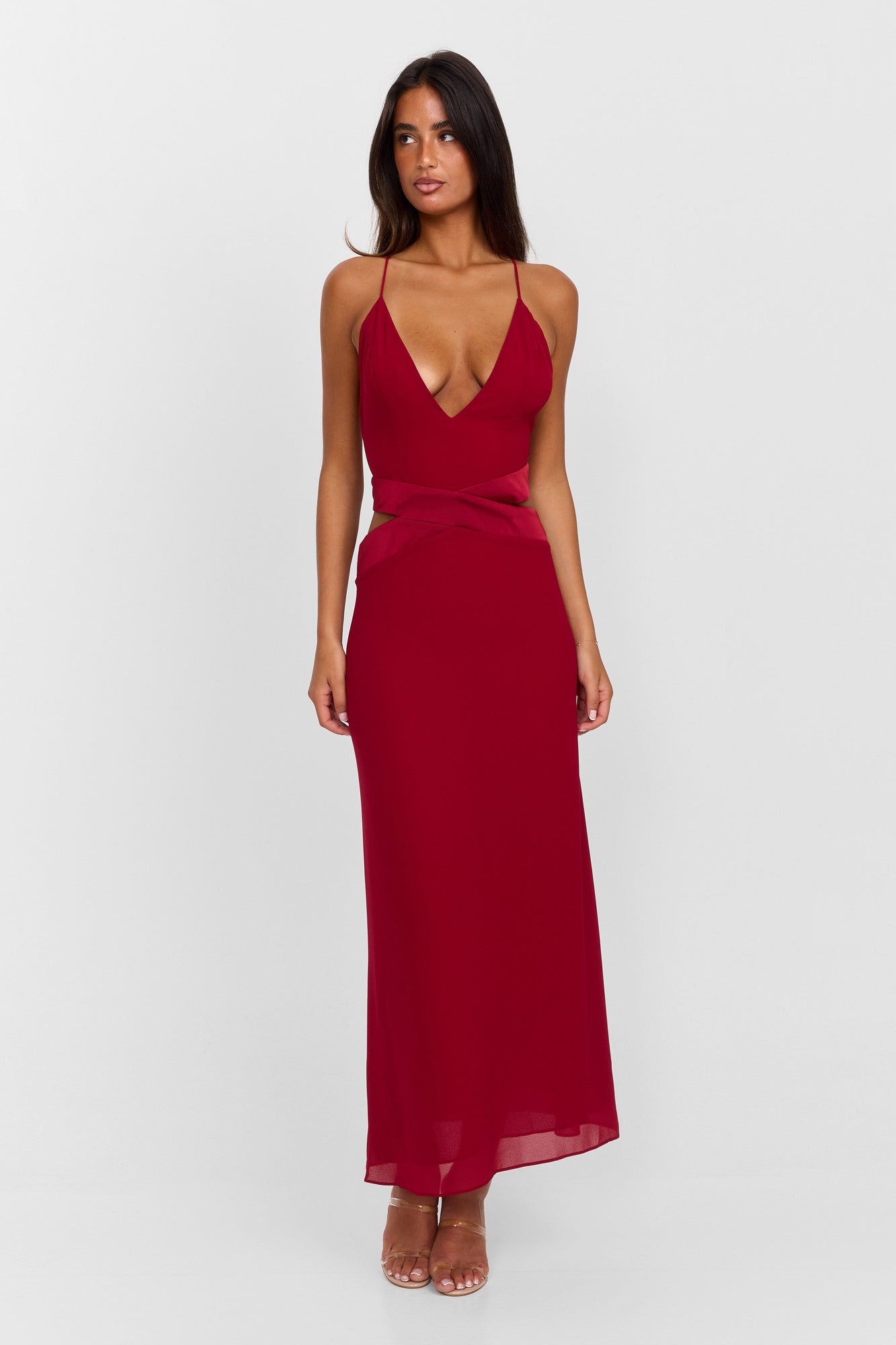 Sia Maxi Dress | Red