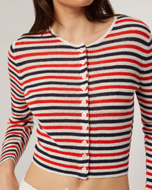 White/Deep Navy/Poinciana