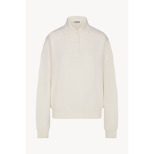 Oversized Polo Sweatshirt | Cream