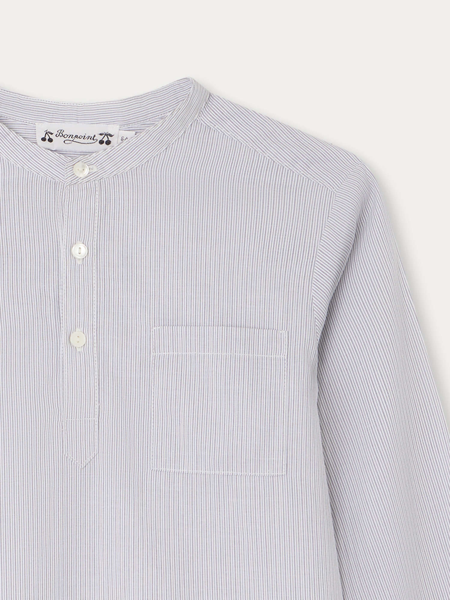 Boy | Claude Shirt | Grey Stripes
