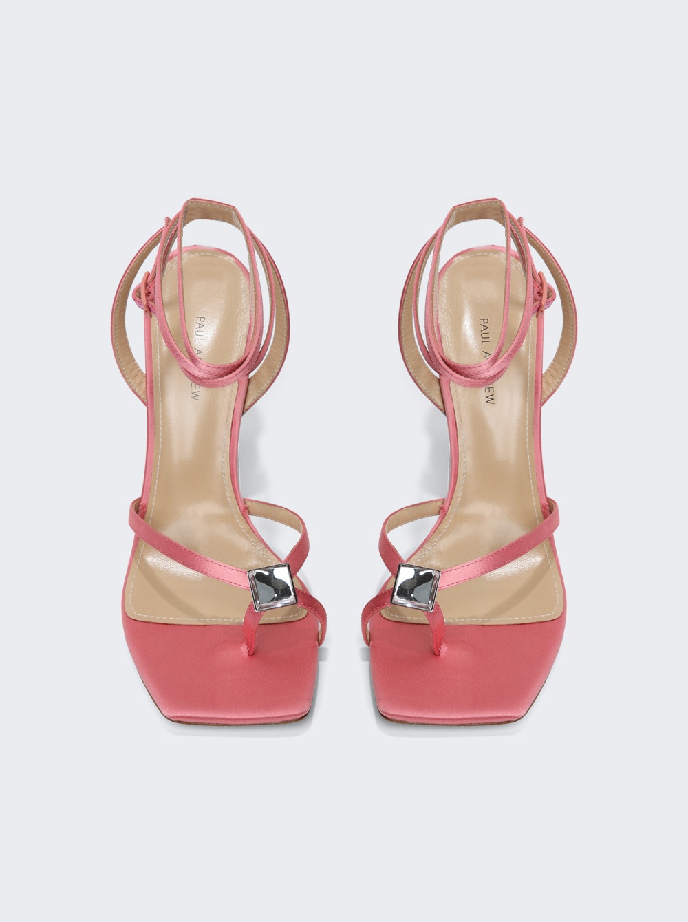 Women | Paul Andrew | Cube Toe Ring High Heel Sandal | Blossom Pink