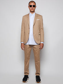 Neil Barrett | Travel Slim Fit Long Unlined Suit | Dark Safari