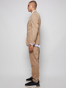 Neil Barrett | Travel Slim Fit Long Unlined Suit | Dark Safari