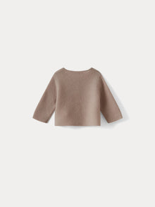 Unisex | Baby Cashmere Cardigan | Puce