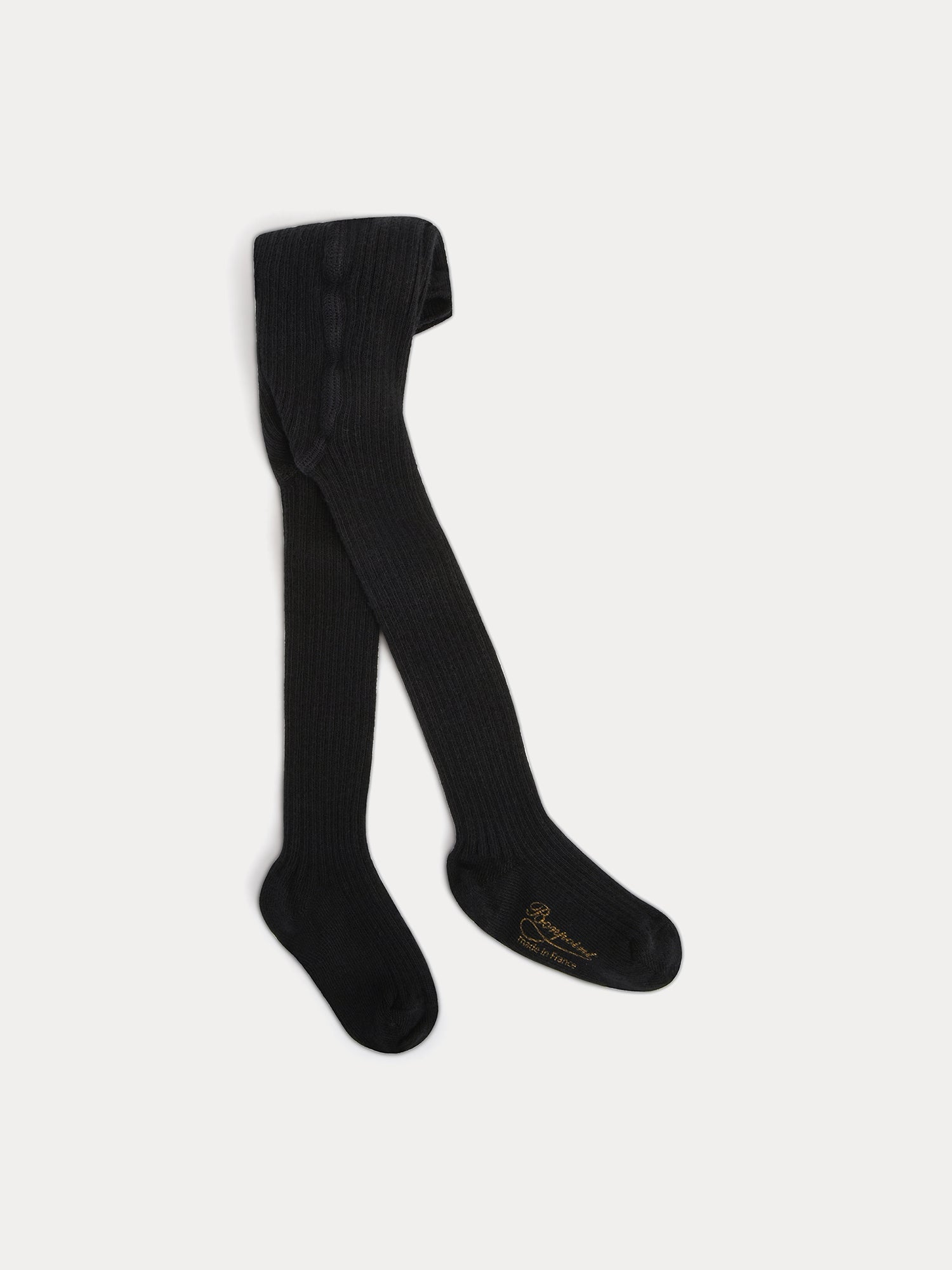 Unisex | Baby Ribbed Tights | Black