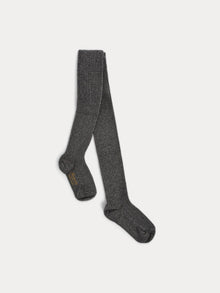 Girl | Tights | Dark Heather Gray