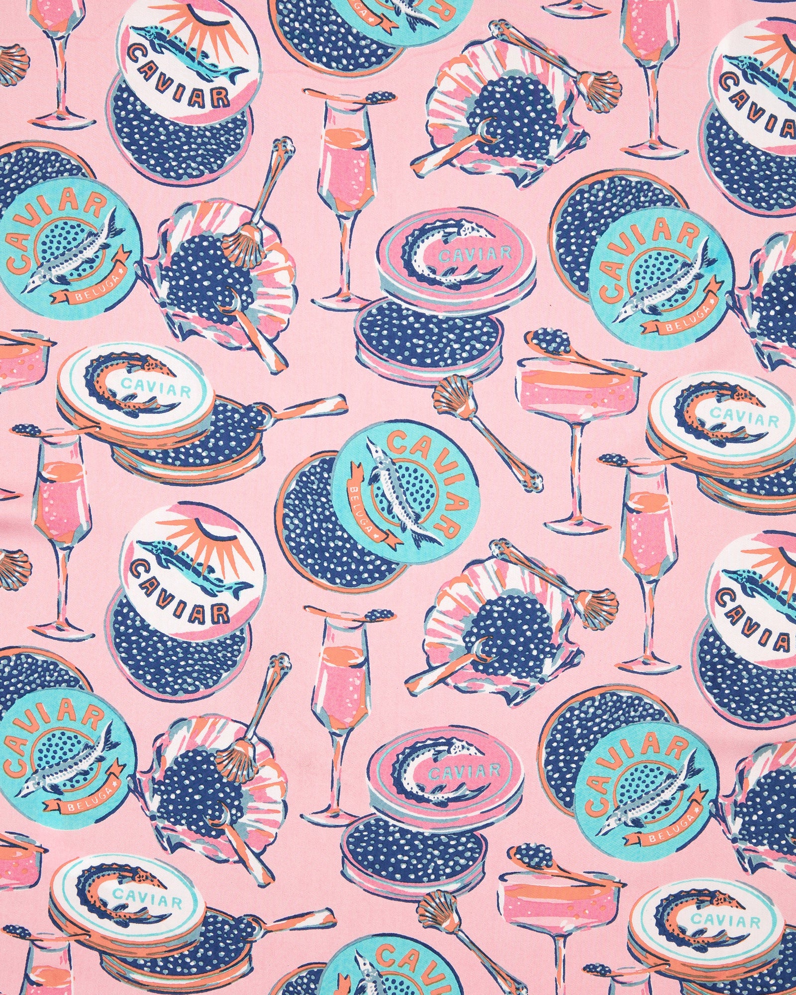 Champagne & Caviar - Eco Satin Chic To Sleep Nightie - Blush - Printfresh