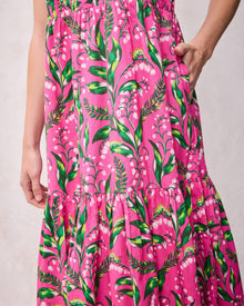 Lily Of the Valley - Taila Dress - Pink - Printfresh