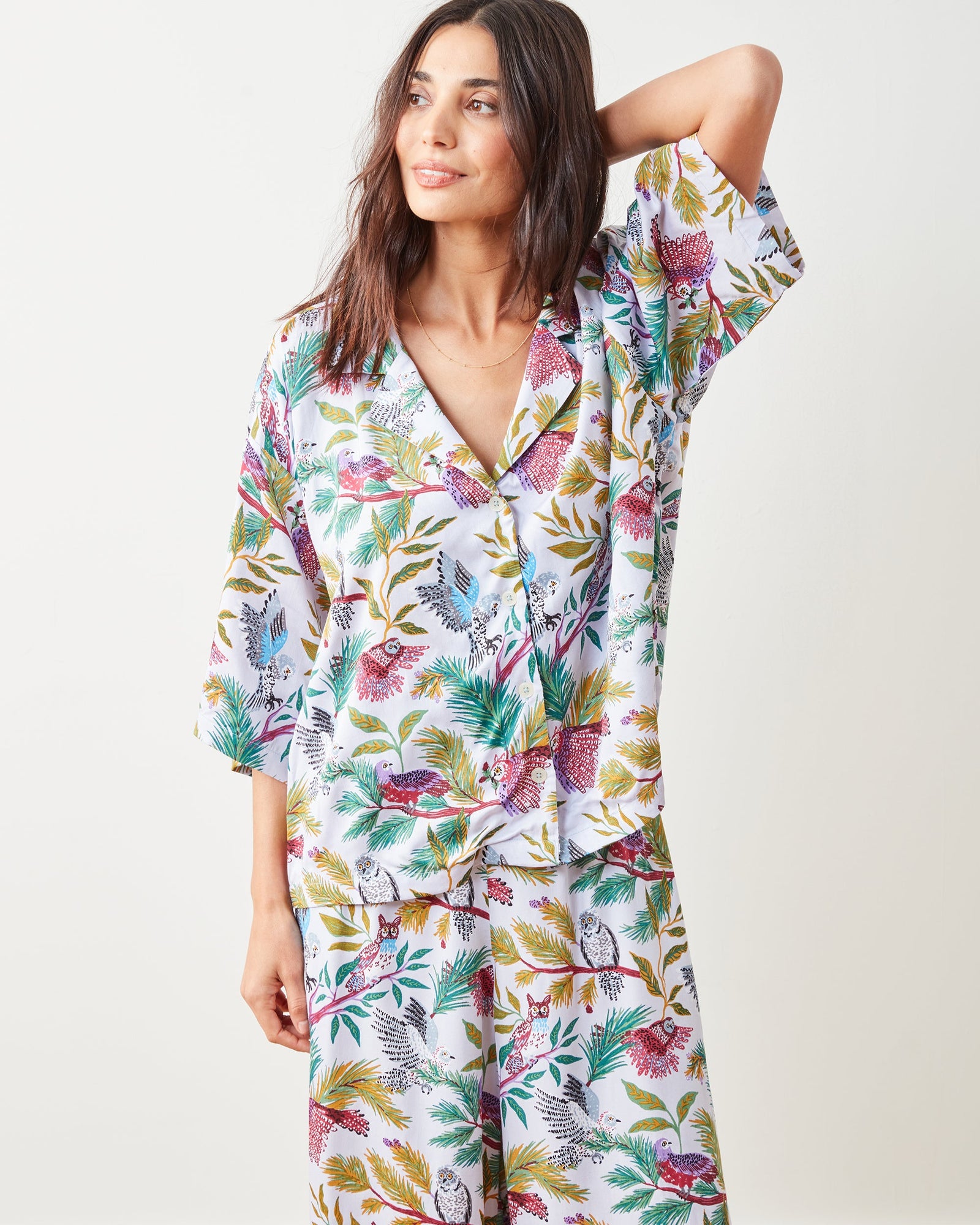 Wise Owls - Eco Satin Wildest Dreams Set - Dusty Lilac - Printfresh