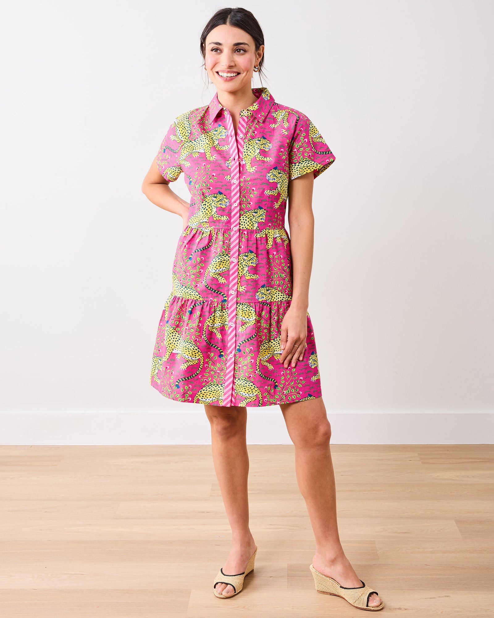 Bagheera - Easy Elegance Dress - Hot Pink - Printfresh
