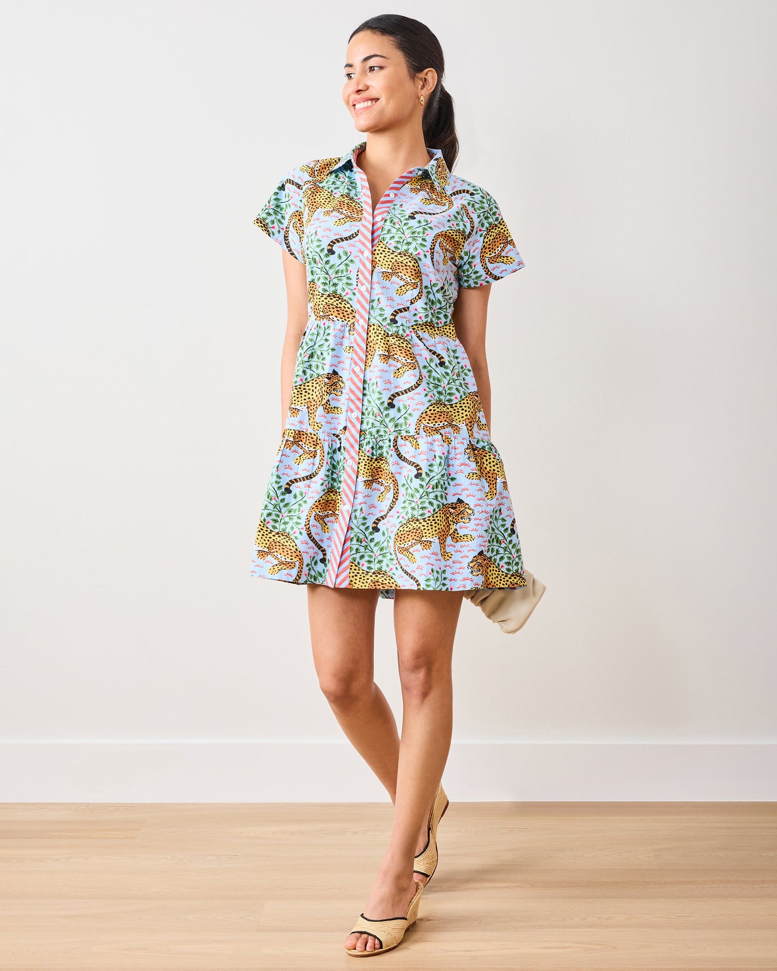 Bagheera - Easy Elegance Dress - Pale Blue - Printfresh