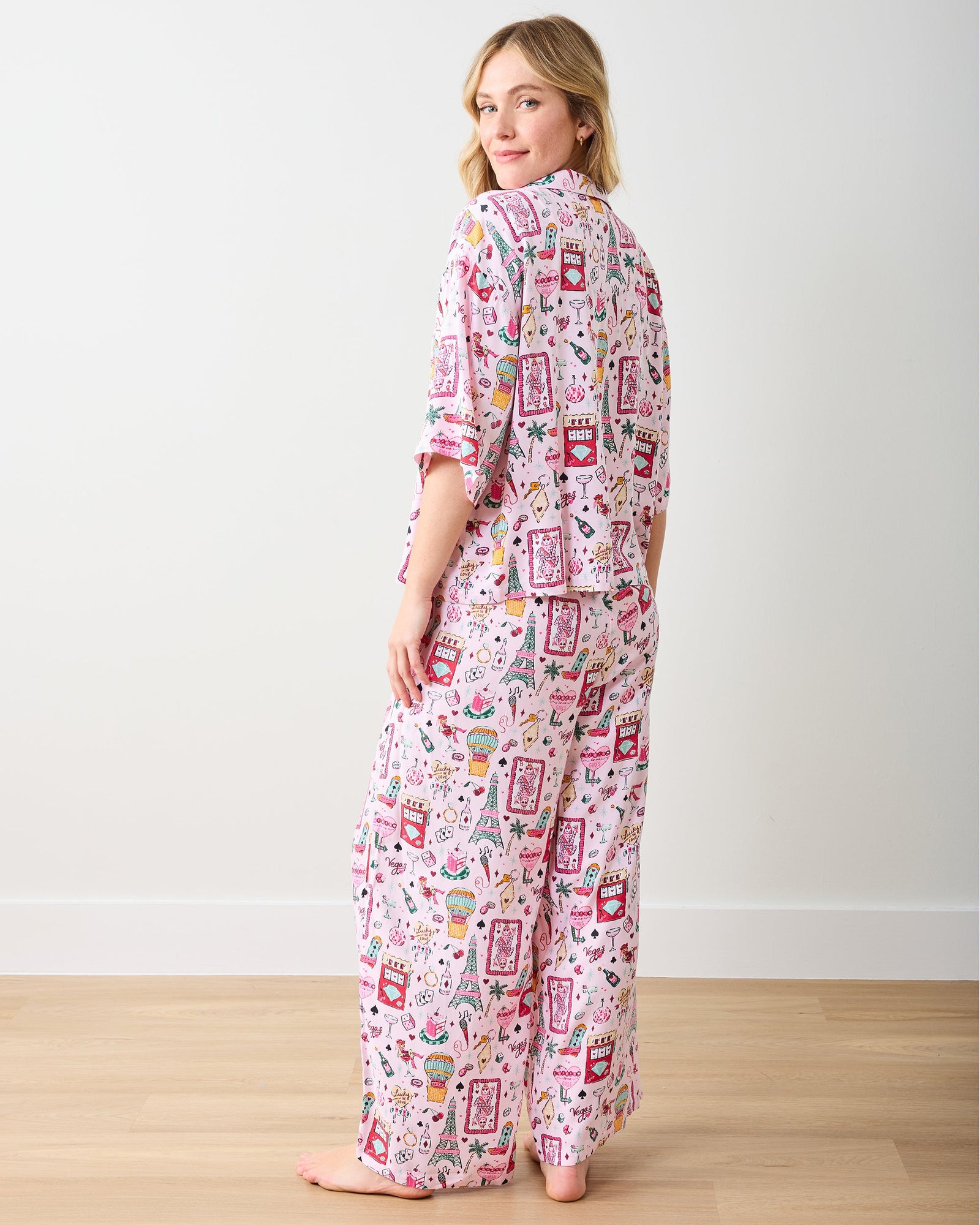 Viva Las Vegas - Eco Satin Wildest Dreams Set - Lucky Pink - Printfresh