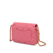 Chanel | Pre-Owned Small Quilted Lambskin Dynasty Flap | Pink