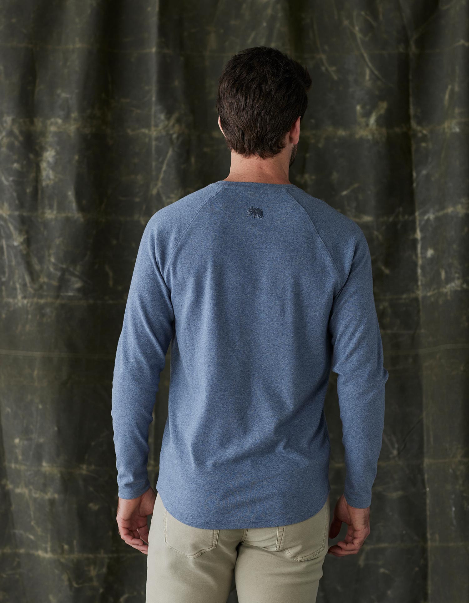 Men | Puremeso Everyday Henley | Slate Blue