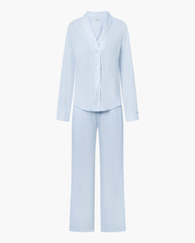 Blue Set - Pima Lusso Long Sleeve Top & Pant Set