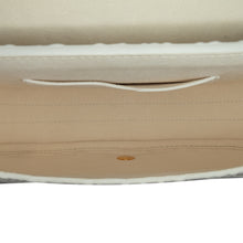 Dior | Pre-Owned Medium Perforated Calfskin Oblique Bobby Flap | White