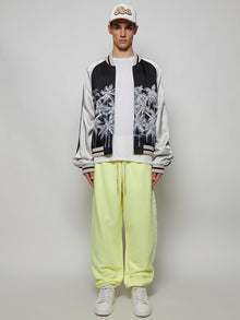 Men | Palm Angels | Logo Drawstring Motif Sweatpants | Fluorescent Yellow