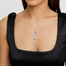 The Pointed Edge Crucifix Necklace | 18KT Gold Vermeil & Sterling Silver