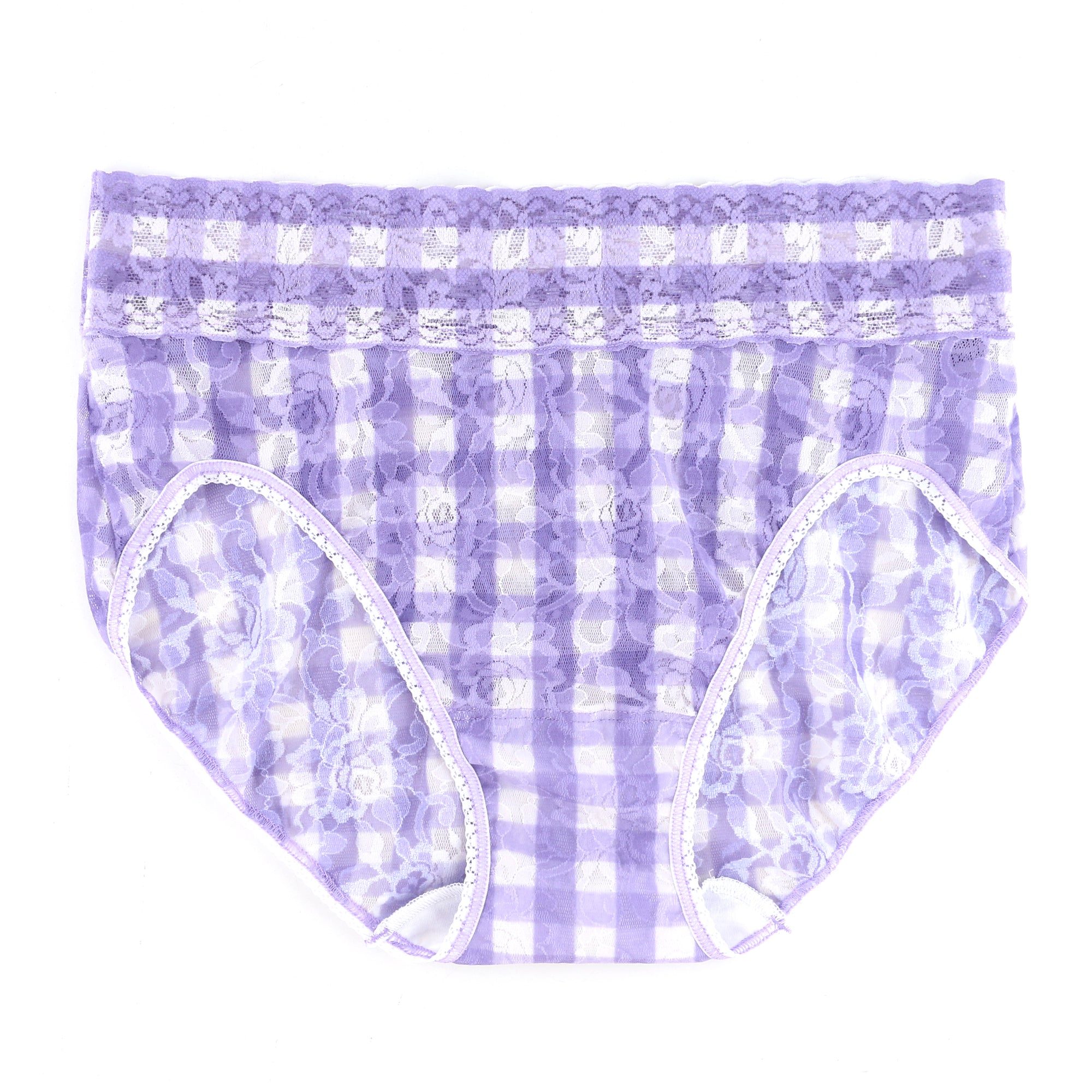 Signature Lace French Brief | Varsity Gingham