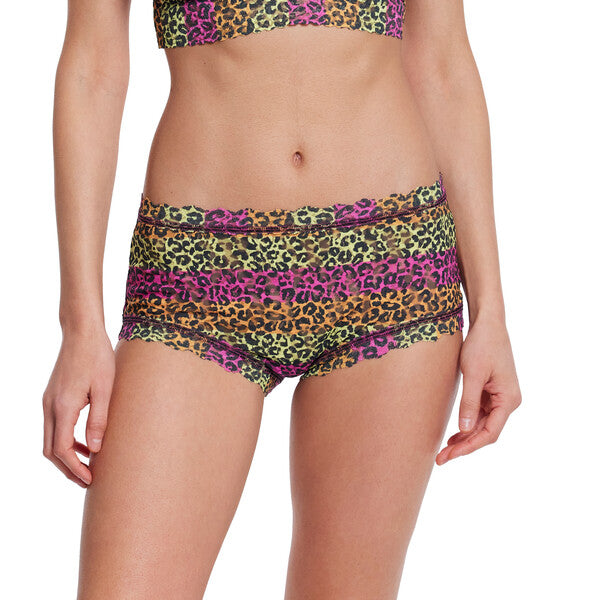 Signature Lace High Rise Boyshort | Its Electric