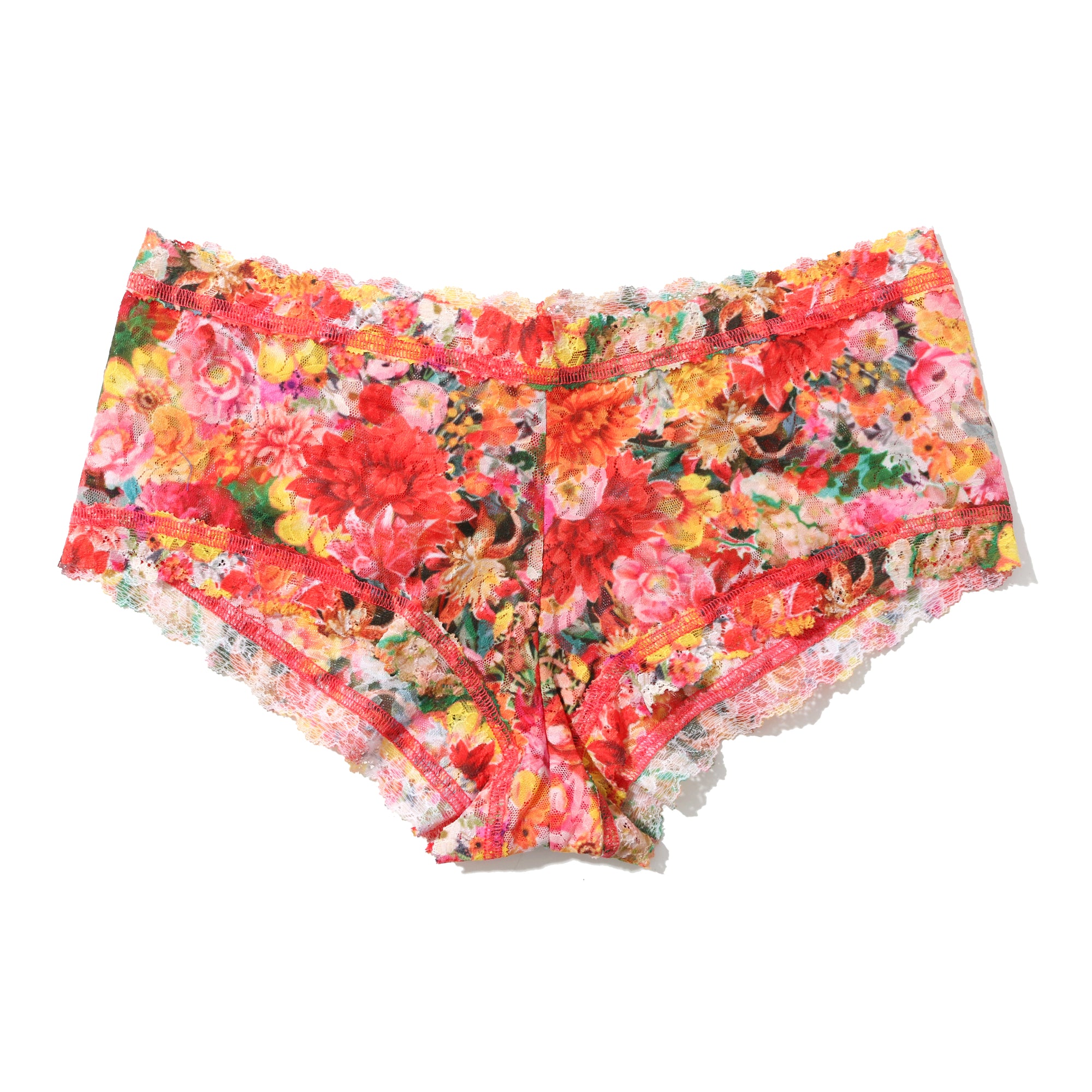 Signature Lace Boyshort | Floramania (Pink)