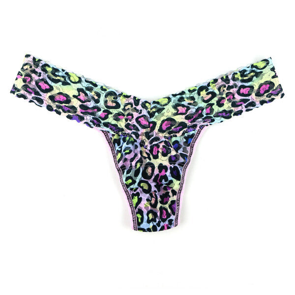 Signature Lace Low Rise Thong | Disco Diva Multi