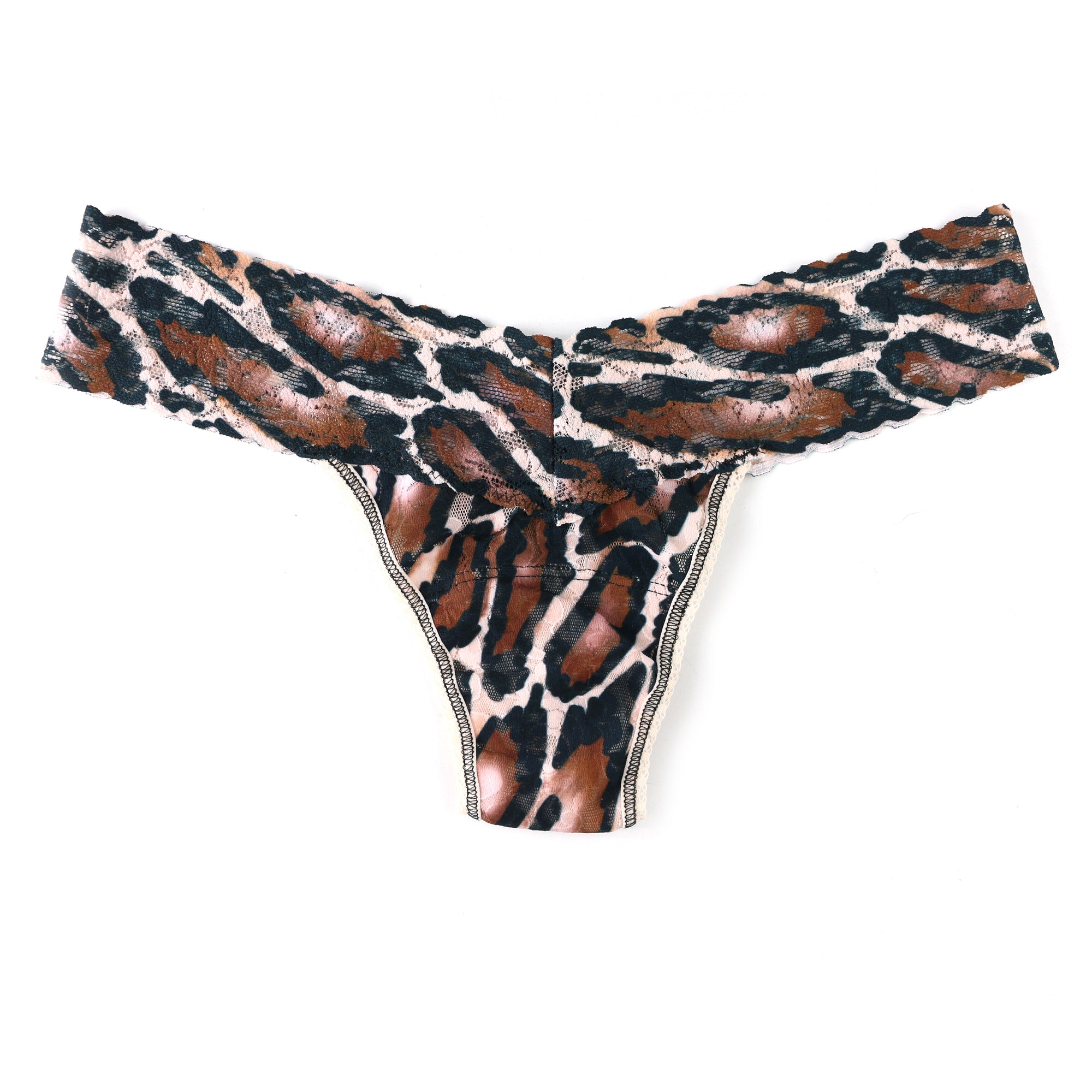 Signature Lace Low Rise Thong - II | Natural Rhythm