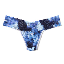 Signature Lace Low Rise Thong | Such A Blur (Blue)