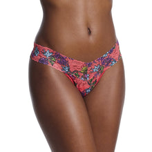 Signature Lace Low Rise Thong | Wonderland Blooms