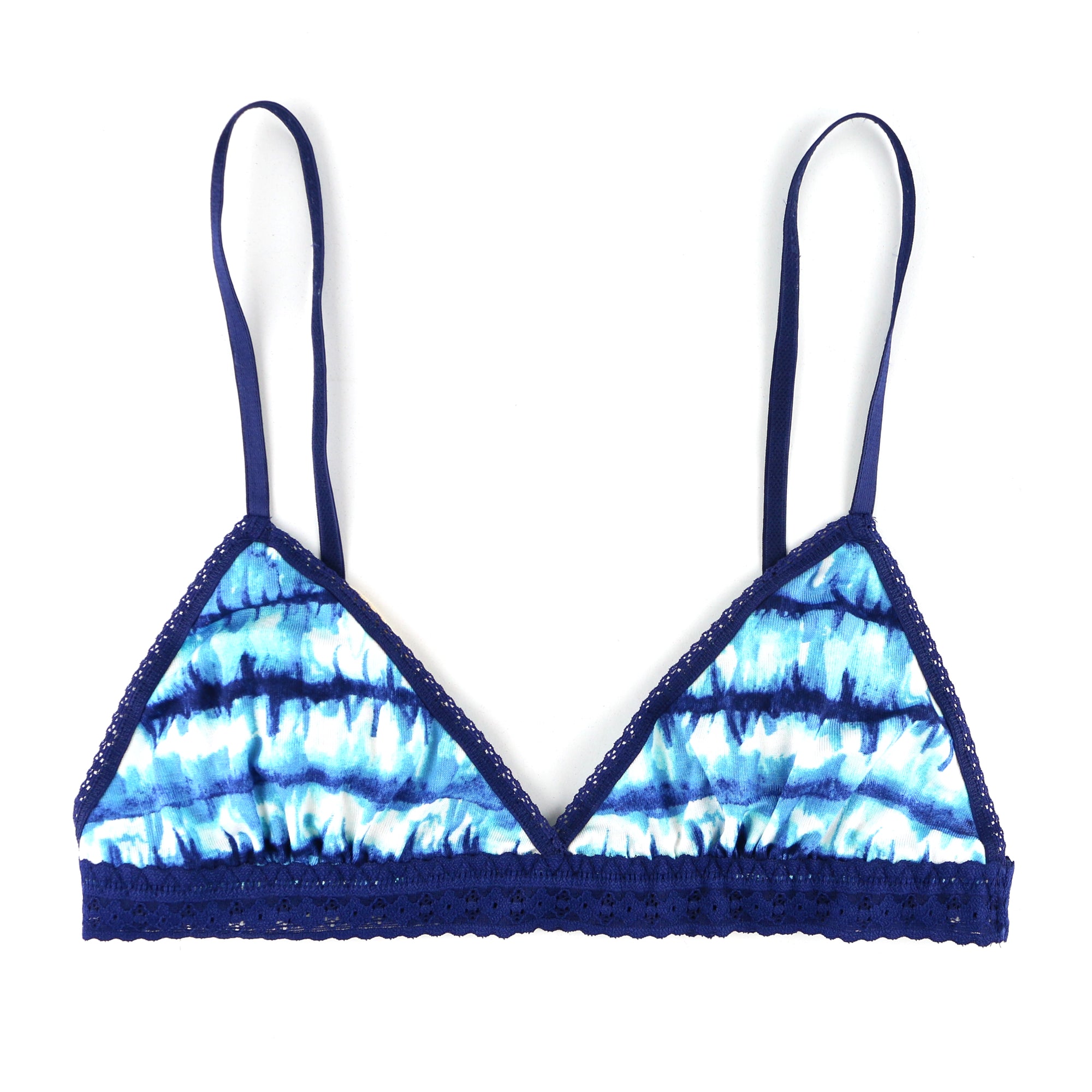 Dreamease Modal Bralette | Indigo Stripe