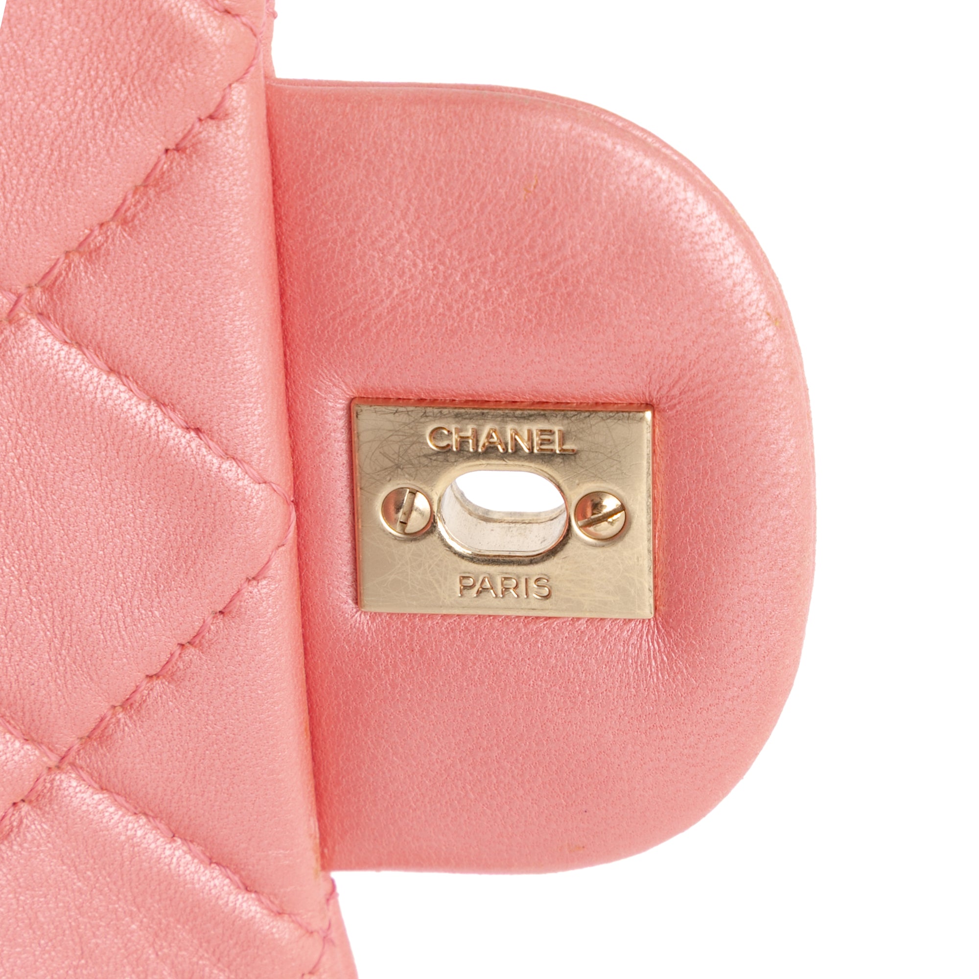Chanel | Pre-Owned Medium Quilted Lambskin Precious Jewel Single Flap | Pink
