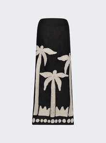 Johanna Ortiz | Feliz Augurio Maxi Skirt | Black
