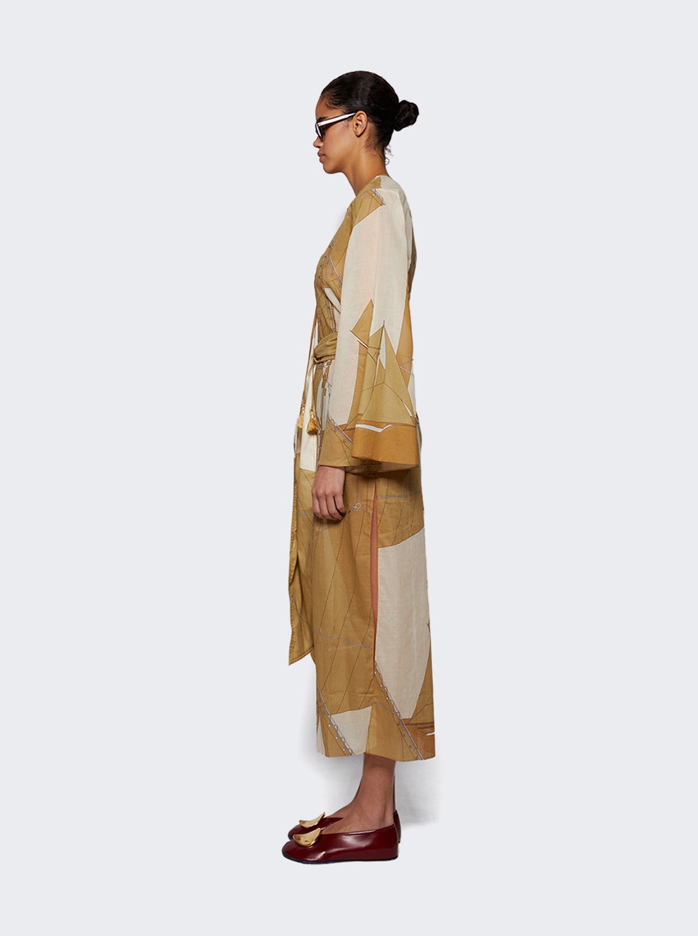Women | Johanna Ortiz | Aqua Cruiser Tunic Dress Sand And Ecru | Multi