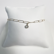 Birthstone Paperclip Bracelet | 10K Yellow Gold