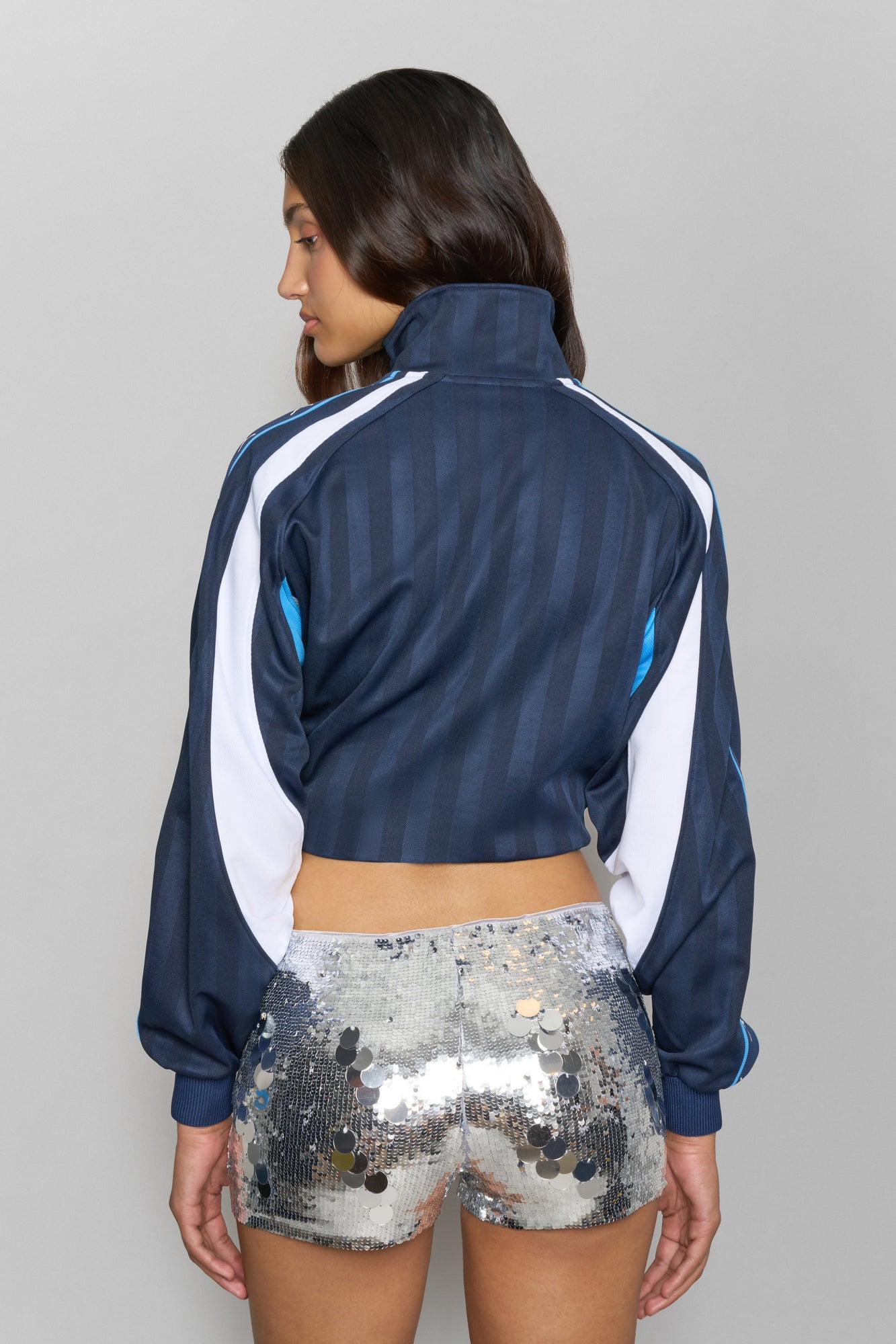 Womens | Paillette Short | Silver
