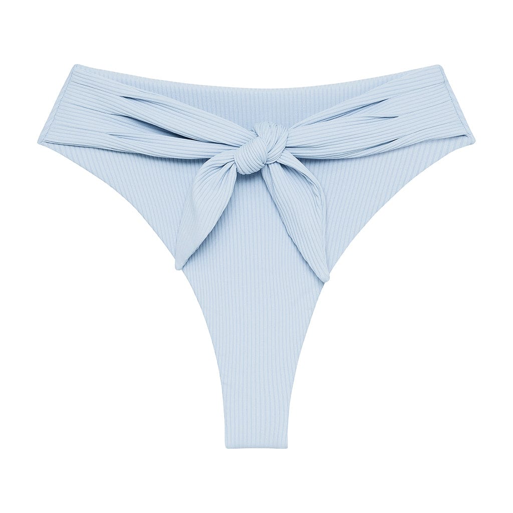 Paula Tie-Up Bikini Bottom | Peri Rib