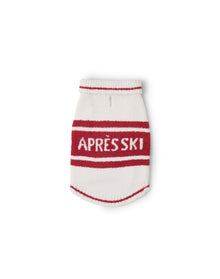 Pet | Cozychic Apres Ski Sweater | Cream-Americana Red