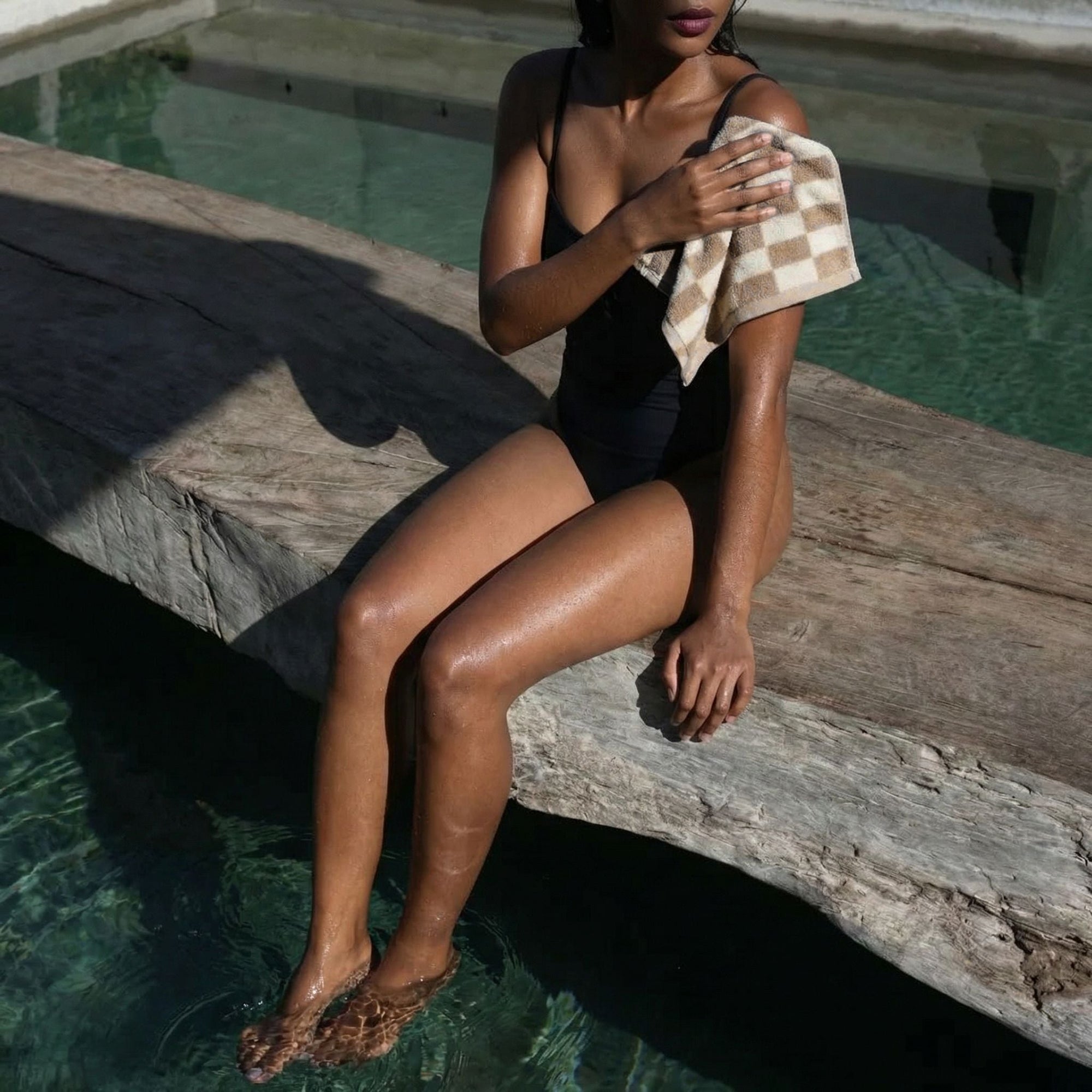 Pietra Australian Cotton Towels | Tan/Ecru