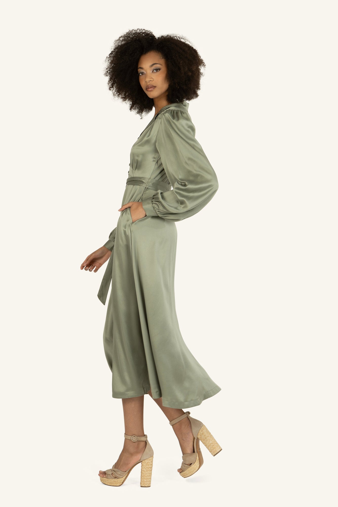 Polly Dress | Laurel Green